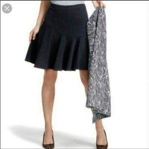 CAbi #3098 Black Knee Length Flared Skater Skirt